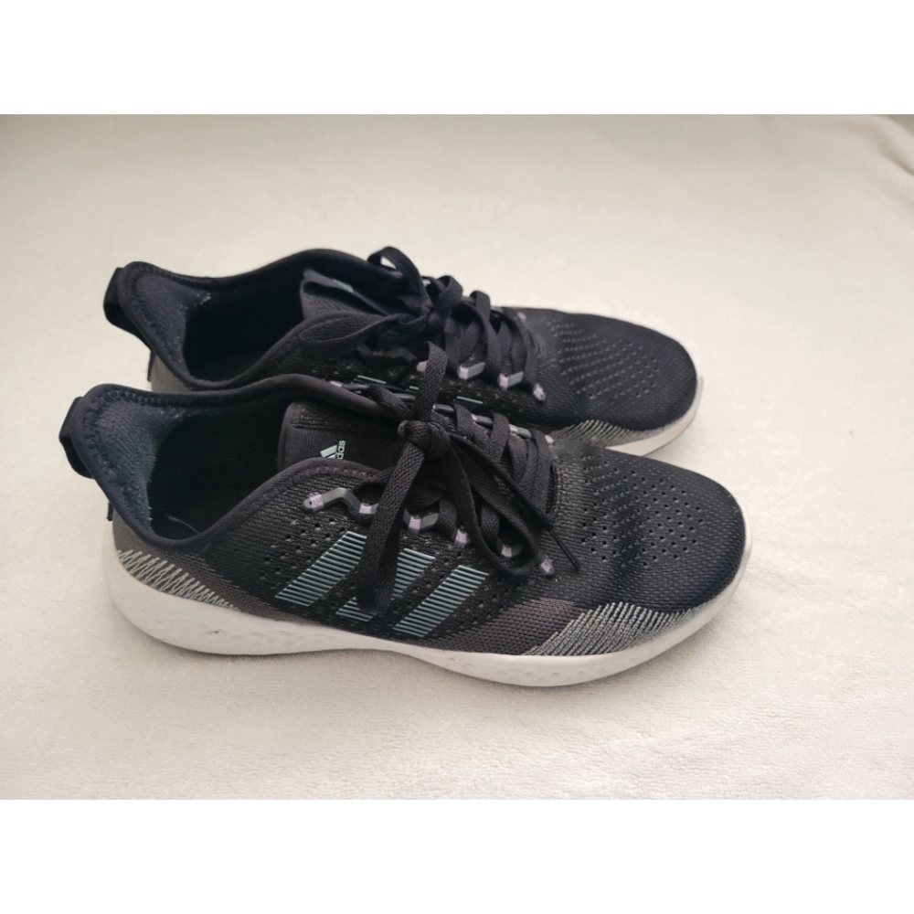 Adidas Fluidflow 2.0 Black Magic Grey Metallic Women's Running Shoes